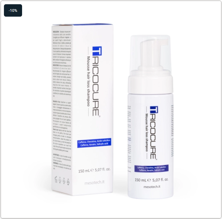TRICOCURE MOUSSE HAIR LOSS SHAMPOO (150 ml)