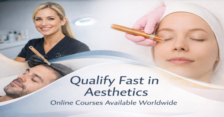 Read more about the article Qualify Fast with Online Beauty & Medical Aesthetic Courses – Start Your Career Today