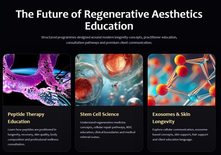 Read more about the article Peptides, Exosomes & Regenerative Medicine: The Future of Longevity and Metabolic Health